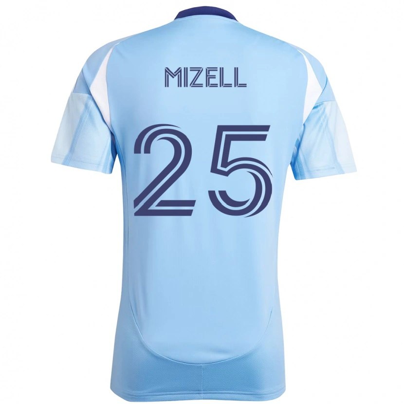 Danxen Homem Camisola Cody Mizell #25 Azul Claro Principal 2025/26 Camisa Brasil