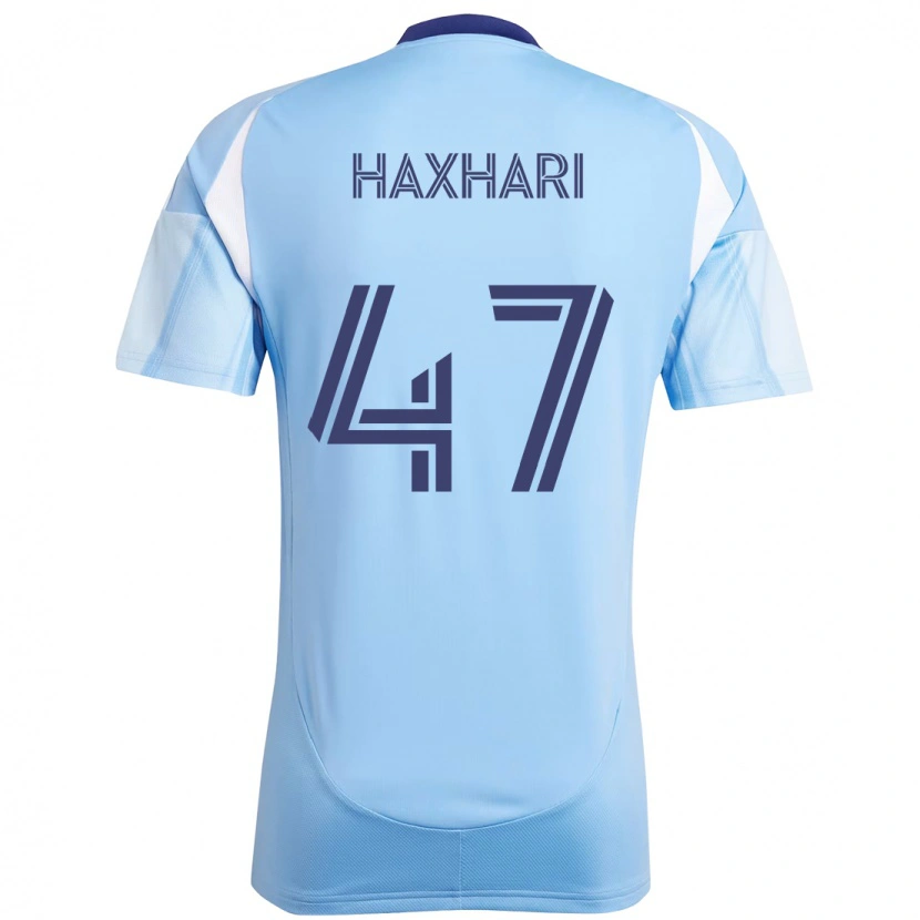 Danxen Homem Camisola Klevis Haxhari #47 Azul Claro Principal 2025/26 Camisa Brasil