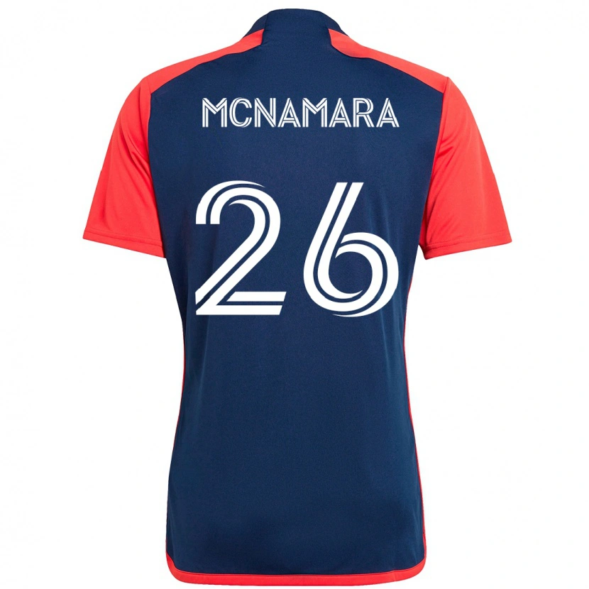 Danxen Homem Camisola Tommy Mcnamara #26 Azul Vermelho Principal 2025/26 Camisa Brasil