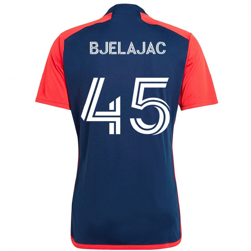 Danxen Homem Camisola Andrej Bjelajac #45 Azul Vermelho Principal 2025/26 Camisa Brasil