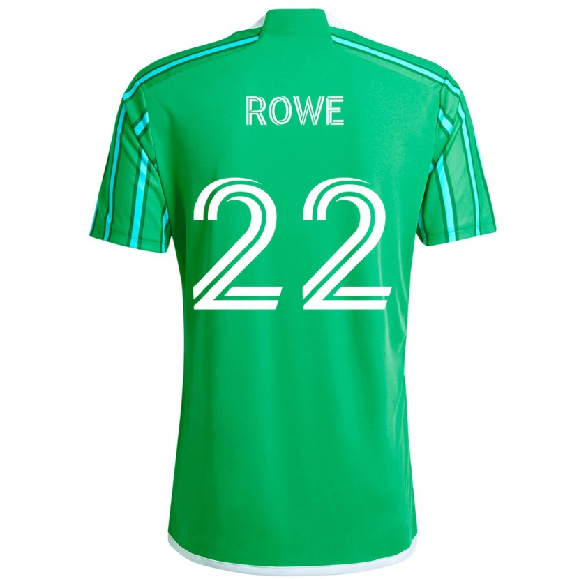 Danxen Homem Camisola Kelyn Rowe #22 Verde Branco Principal 2025/26 Camisa Brasil