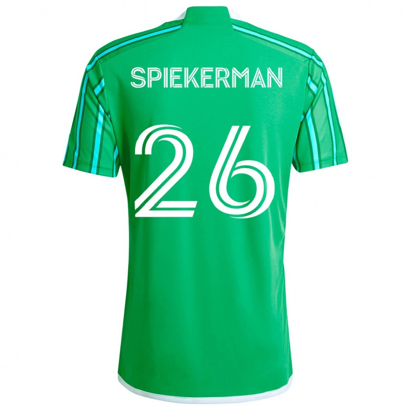 Danxen Homem Camisola Stephanie Spiekerman #26 Verde Branco Principal 2025/26 Camisa Brasil