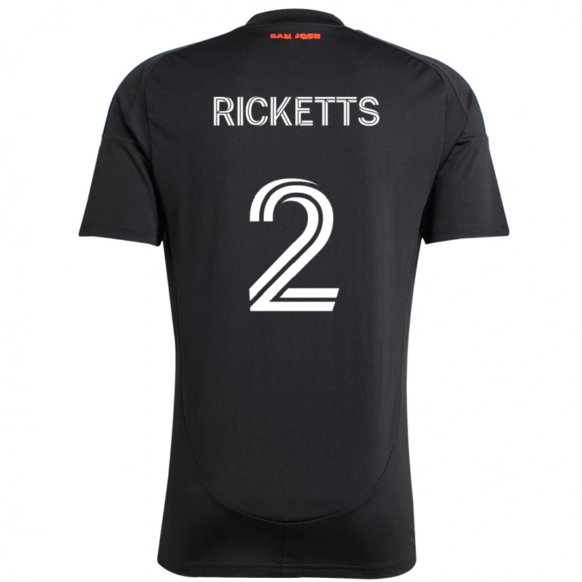 Danxen Homem Camisola Jamar Ricketts #2 Preto Azul Escuro Principal 2025/26 Camisa Brasil