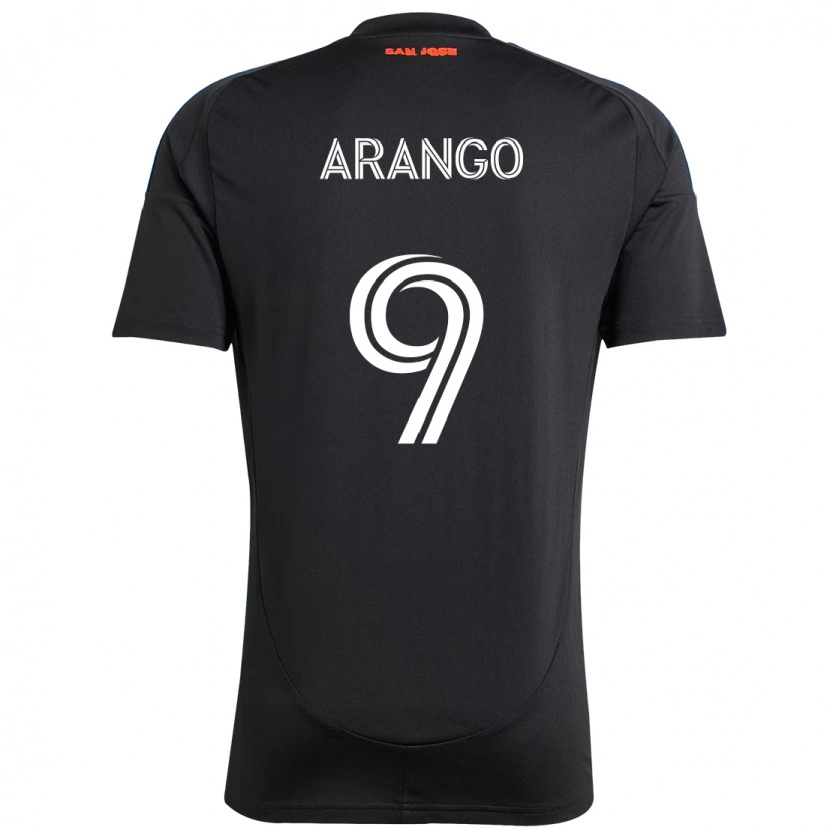 Danxen Homem Camisola Cristian Arango #9 Preto Azul Escuro Principal 2025/26 Camisa Brasil