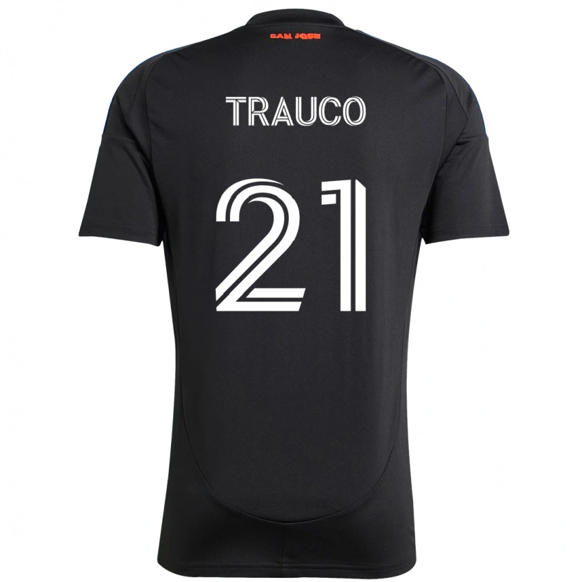 Danxen Homem Camisola Miguel Trauco #21 Preto Azul Escuro Principal 2025/26 Camisa Brasil