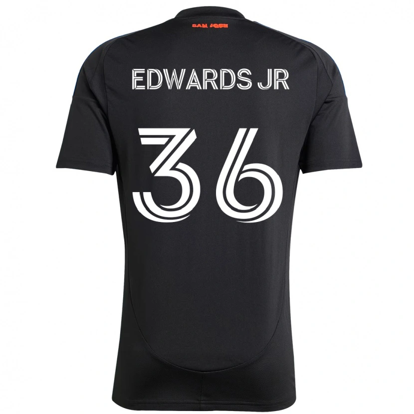 Danxen Homem Camisola Earl Edwards Jr. #36 Preto Azul Escuro Principal 2025/26 Camisa Brasil