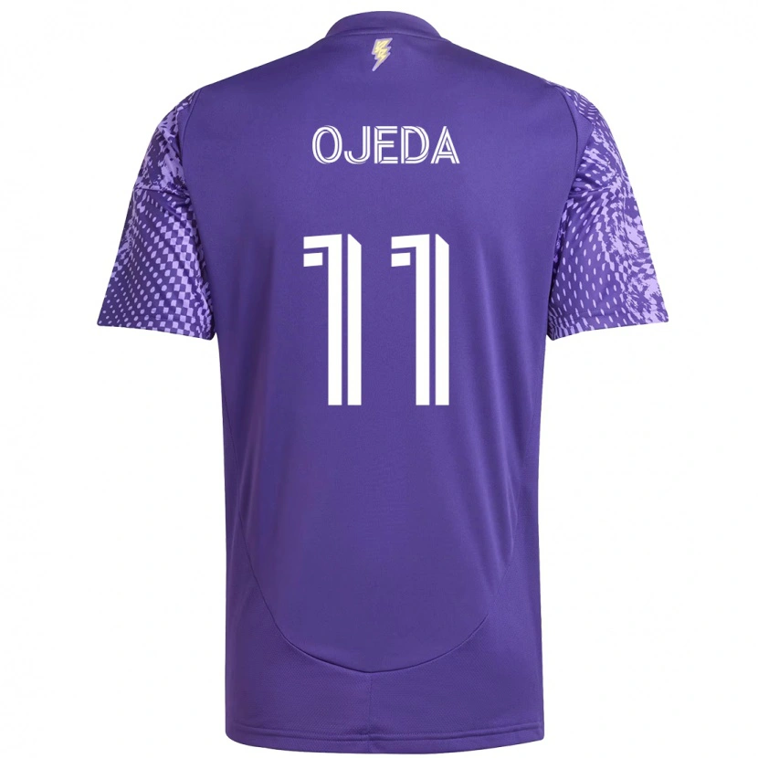 Danxen Homem Camisola Martín Ojeda #11 Roxo Branco Principal 2025/26 Camisa Brasil