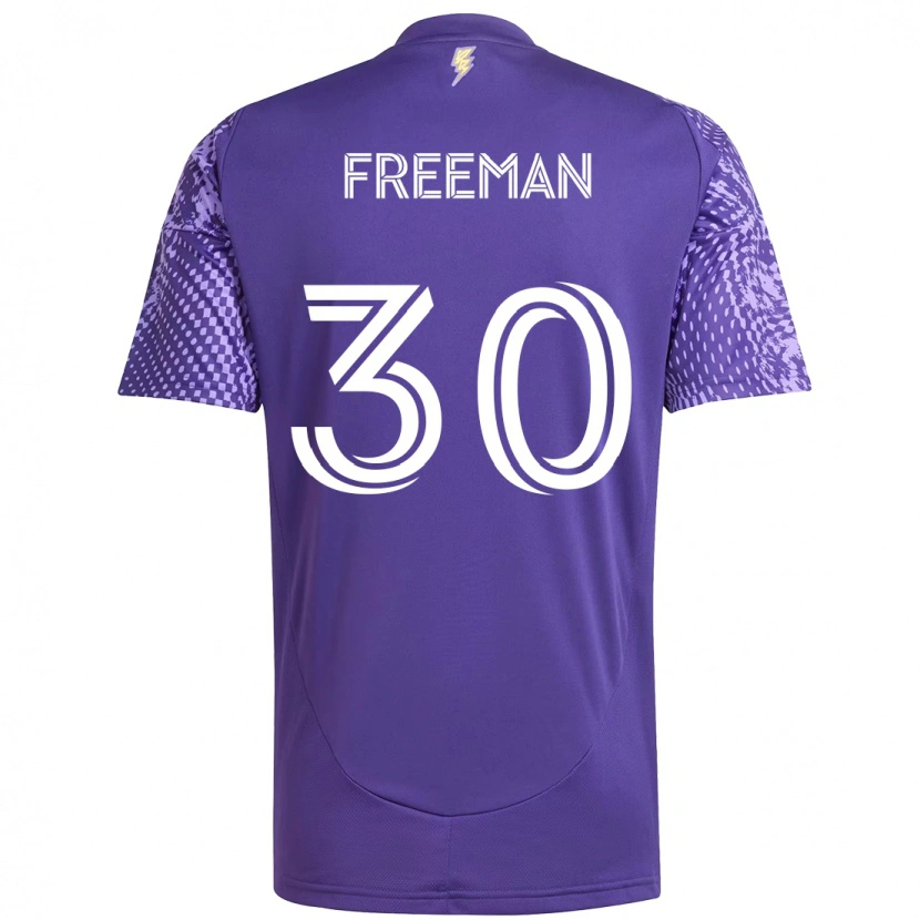 Danxen Homem Camisola Alex Freeman #30 Roxo Branco Principal 2025/26 Camisa Brasil