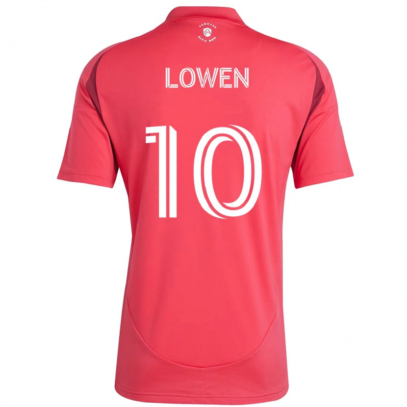 Danxen Homem Camisola Eduard Löwen #10 Magenta Branco Principal 2025/26 Camisa Brasil