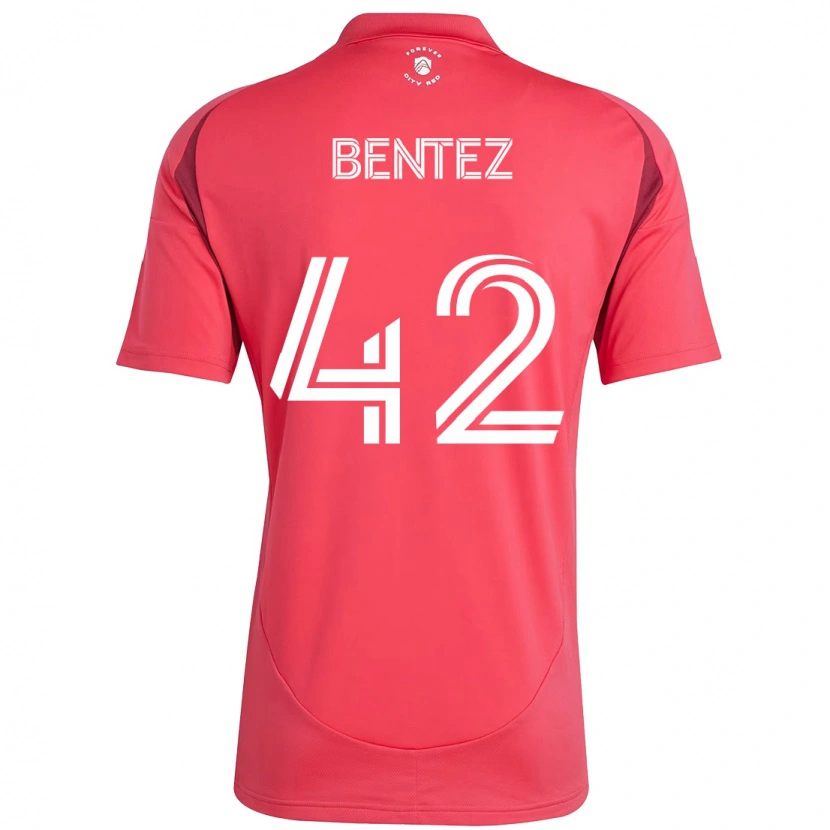 Danxen Homem Camisola Óscar Benítez #42 Magenta Branco Principal 2025/26 Camisa Brasil