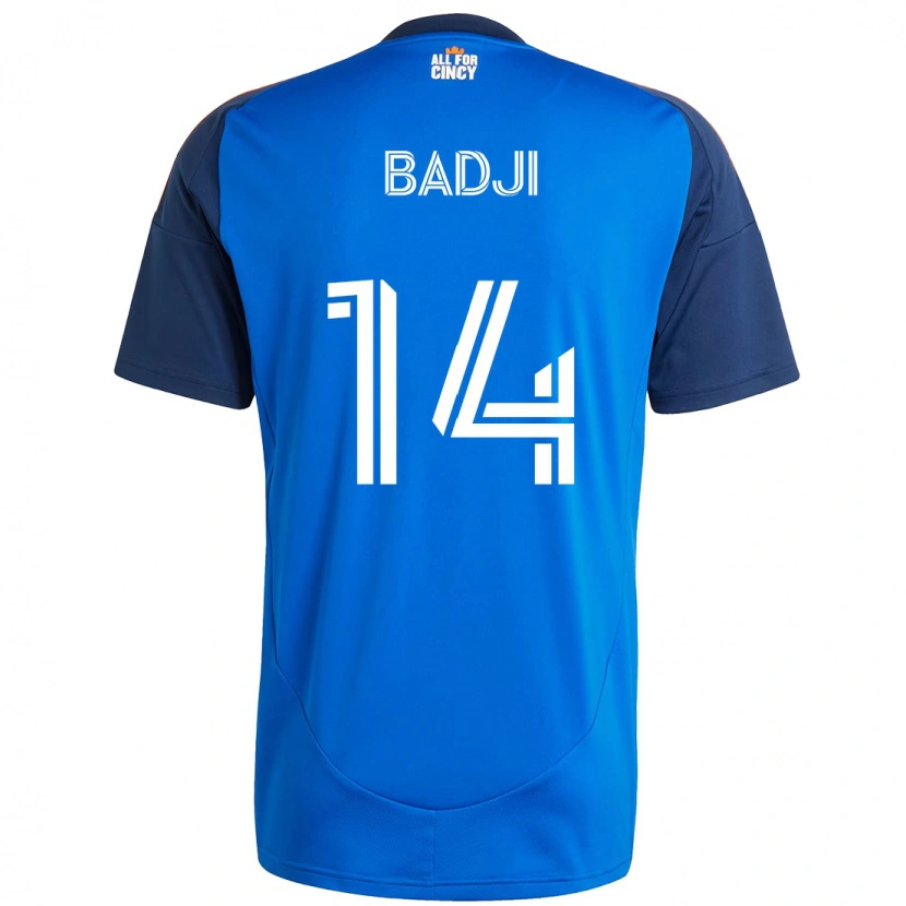 Danxen Homem Camisola Dominique Badji #14 Azul Escuro Laranja Principal 2025/26 Camisa Brasil