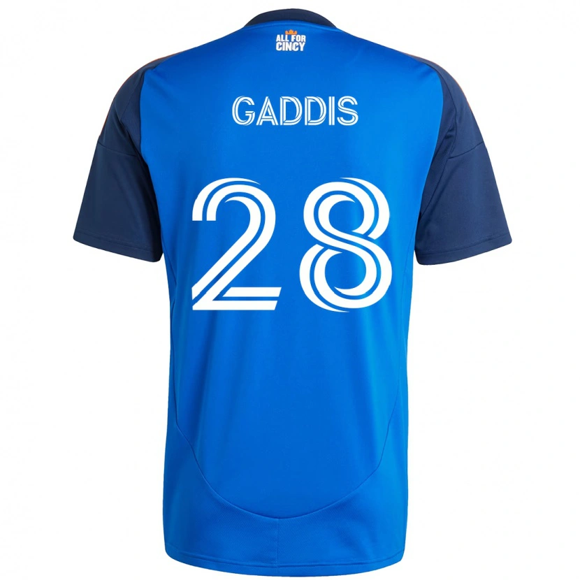 Danxen Homem Camisola Raymon Gaddis #28 Azul Escuro Laranja Principal 2025/26 Camisa Brasil