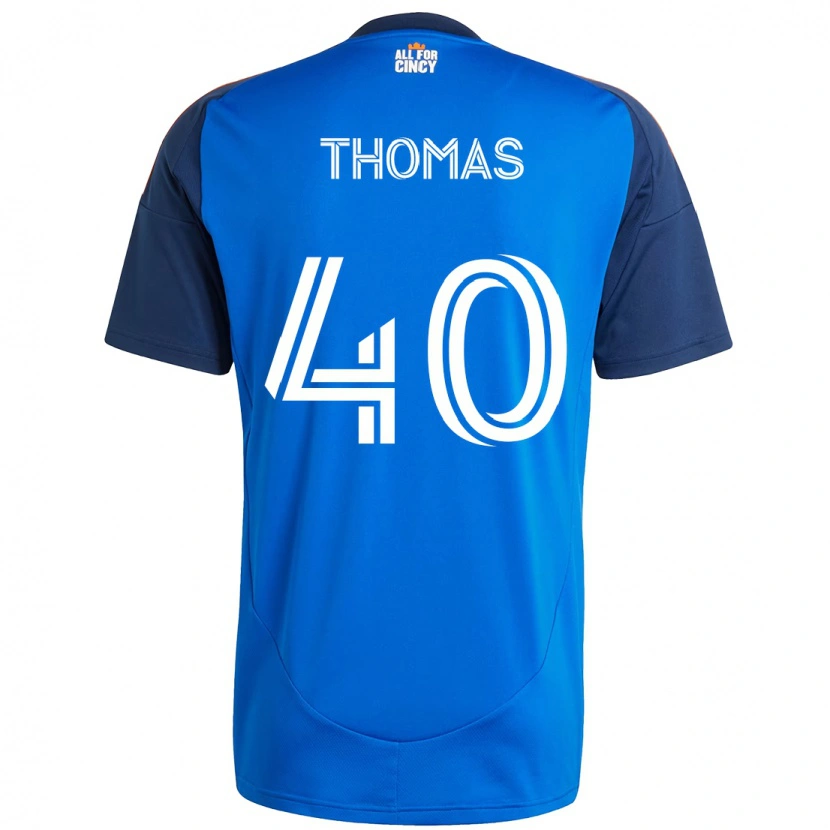 Danxen Homem Camisola Kai Thomas #40 Azul Escuro Laranja Principal 2025/26 Camisa Brasil
