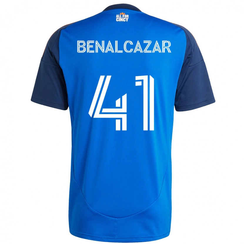 Danxen Homem Camisola Nico Benalcázar #41 Azul Escuro Laranja Principal 2025/26 Camisa Brasil