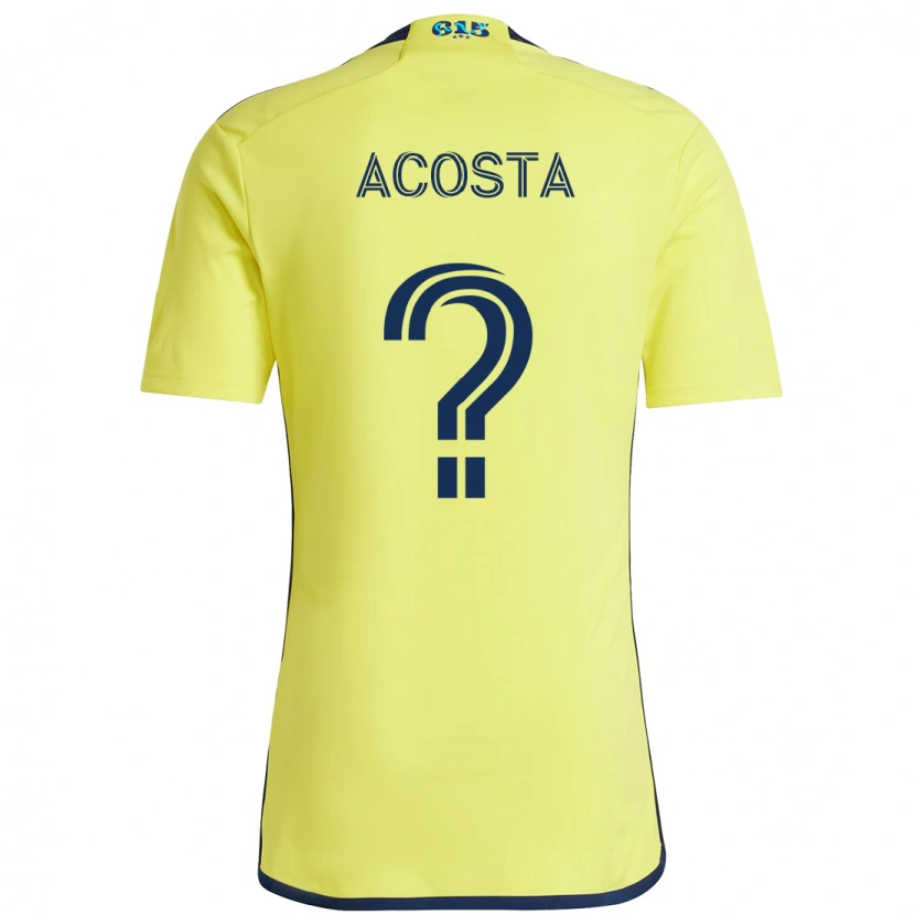 Danxen Homem Camisola Bryan Acosta #0 Amarelo Azul Marinho Principal 2025/26 Camisa Brasil