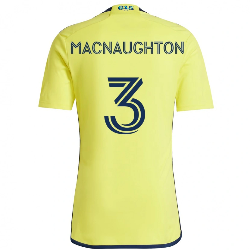 Danxen Homem Camisola Lukas Macnaughton #3 Amarelo Azul Marinho Principal 2025/26 Camisa Brasil