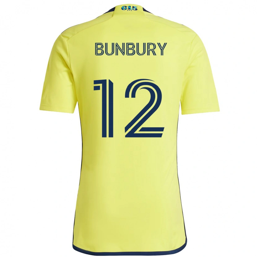 Danxen Homem Camisola Teal Bunbury #12 Amarelo Azul Marinho Principal 2025/26 Camisa Brasil