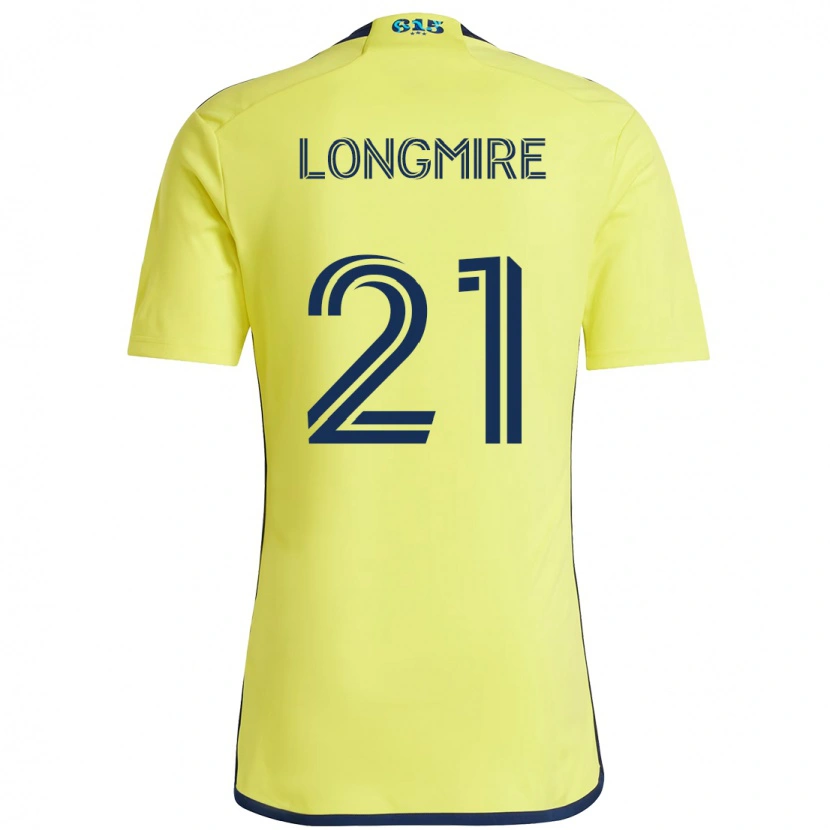 Danxen Homem Camisola Ahmed Longmire #21 Amarelo Azul Marinho Principal 2025/26 Camisa Brasil