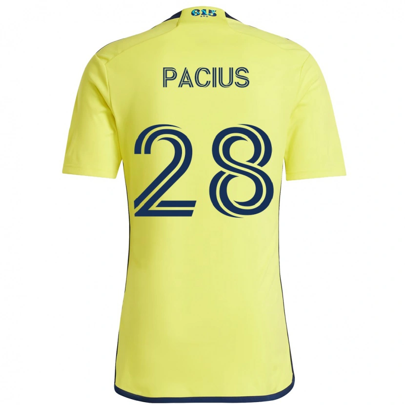 Danxen Homem Camisola Woobens Pacius #28 Amarelo Azul Marinho Principal 2025/26 Camisa Brasil