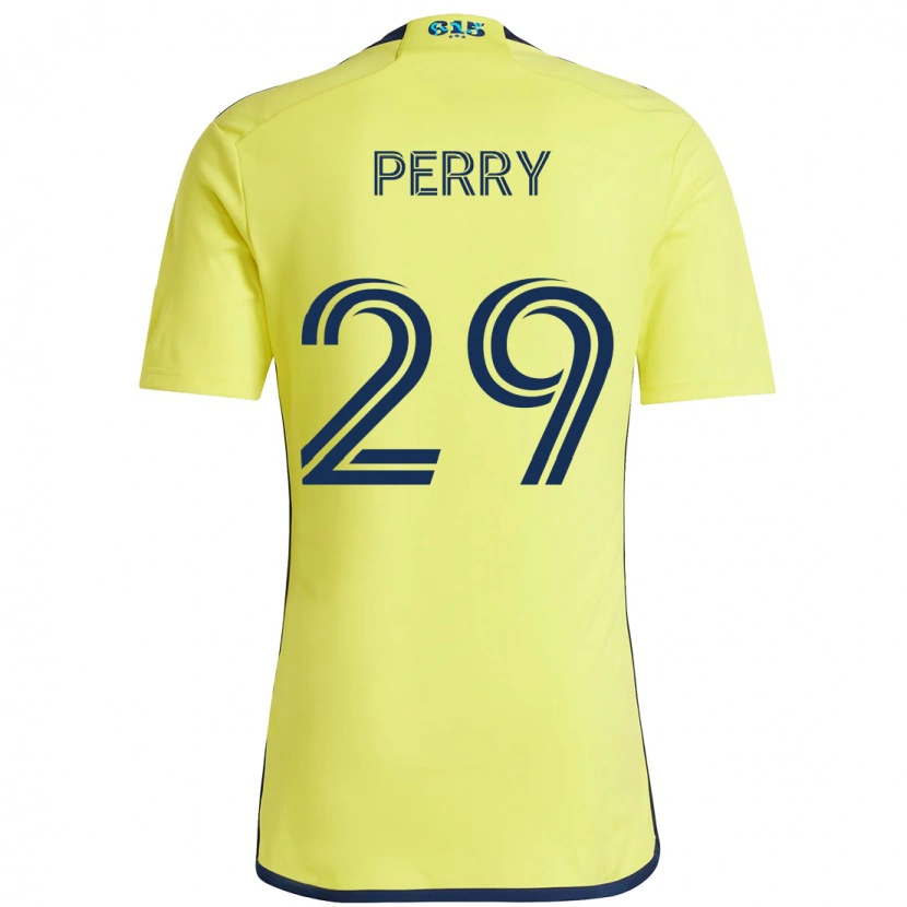Danxen Homem Camisola Nebiyou Perry #29 Amarelo Azul Marinho Principal 2025/26 Camisa Brasil