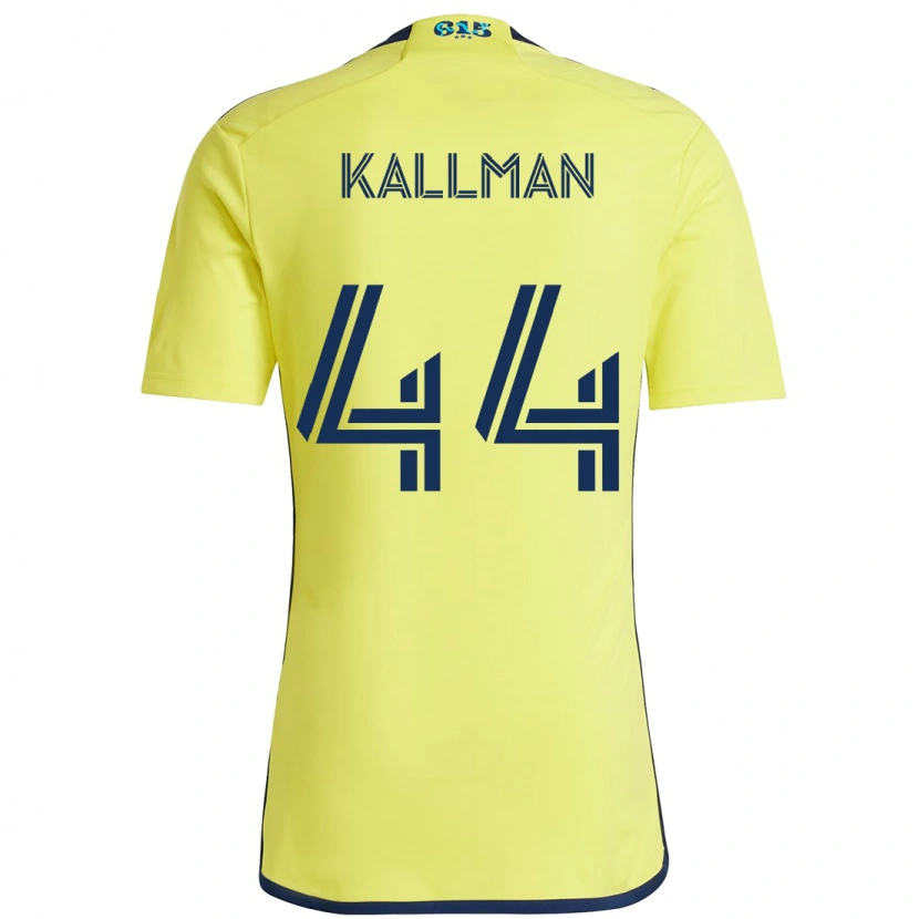Danxen Homem Camisola Brent Kallman #44 Amarelo Azul Marinho Principal 2025/26 Camisa Brasil