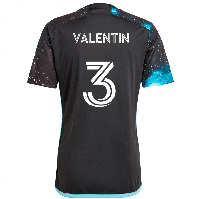 Danxen Homem Camisola Zarek Valentin #3 Preto Azul Principal 2025/26 Camisa Brasil