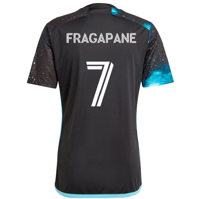 Danxen Homem Camisola Franco Fragapane #7 Preto Azul Principal 2025/26 Camisa Brasil
