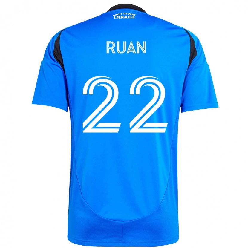 Danxen Homem Camisola Ruan #22 Azul Escuro Preto Principal 2025/26 Camisa Brasil