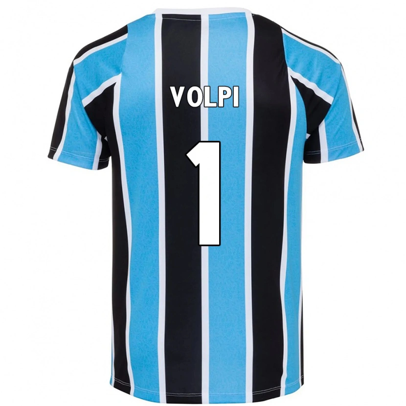 Danxen Homem Camisola Tiago Volpi #1 Azul Preto Branco Principal 2025/26 Camisa Brasil