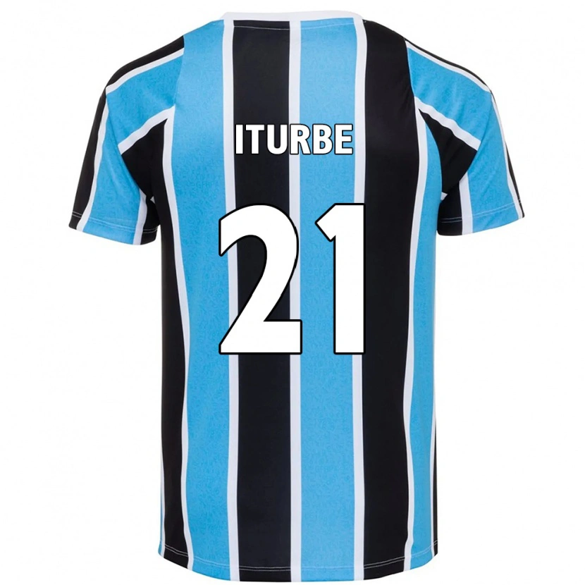 Danxen Homem Camisola Juan Iturbe #21 Azul Preto Branco Principal 2025/26 Camisa Brasil