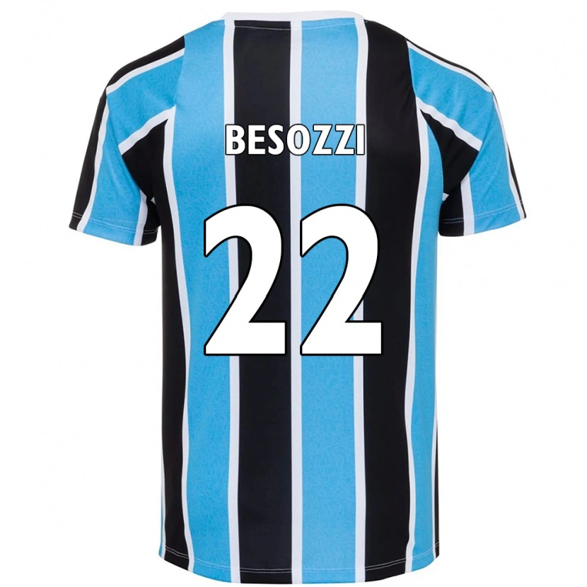 Danxen Homem Camisola Lucas Besozzi #22 Azul Preto Branco Principal 2025/26 Camisa Brasil