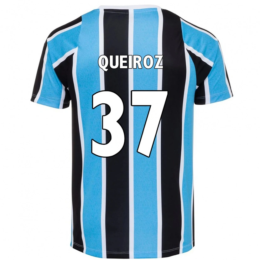 Danxen Homem Camisola Du Queiroz #37 Azul Preto Branco Principal 2025/26 Camisa Brasil