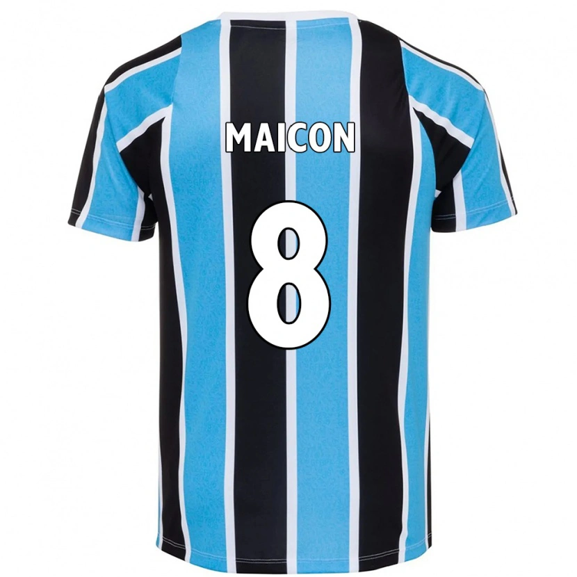 Danxen Homem Camisola Maicon #8 Azul Preto Branco Principal 2025/26 Camisa Brasil