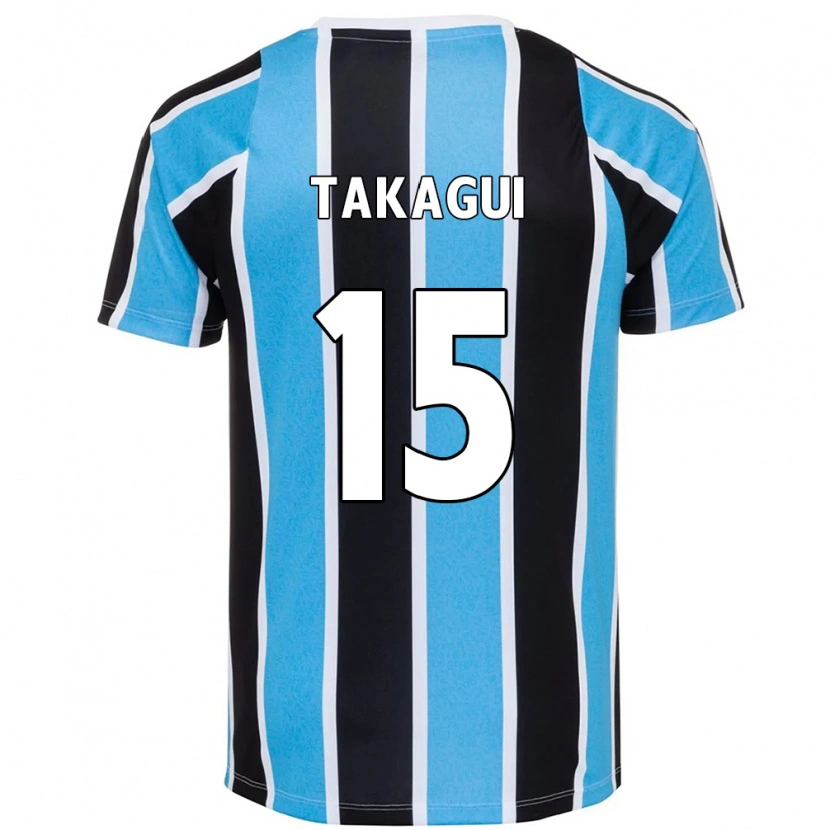 Danxen Homem Camisola Ana Tiemi Takagui #15 Azul Preto Branco Principal 2025/26 Camisa Brasil