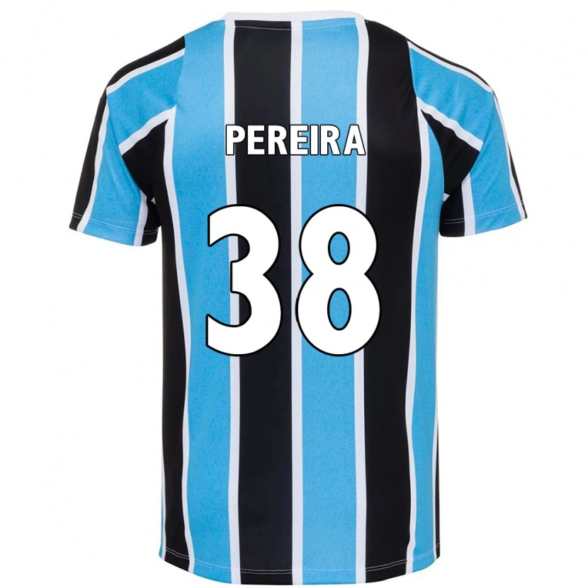 Danxen Homem Camisola Leo Pereira #38 Azul Preto Branco Principal 2025/26 Camisa Brasil
