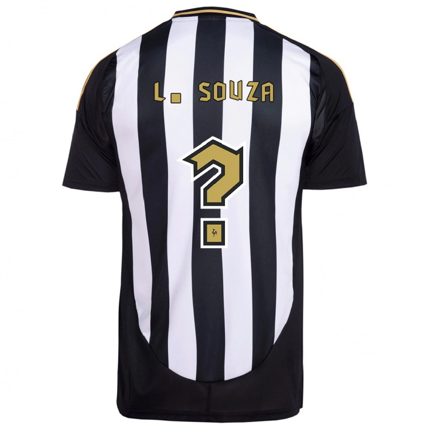 Danxen Homem Camisola Lucas Souza #0 Branco Preto Principal 2025/26 Camisa Brasil