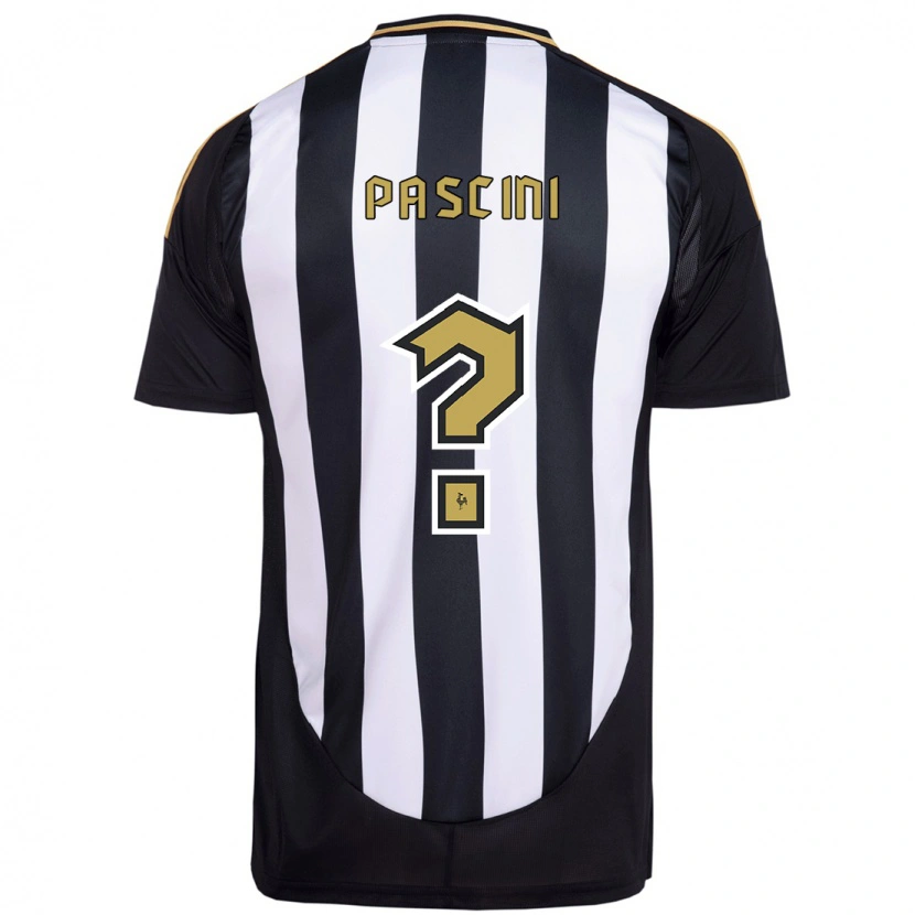 Danxen Homem Camisola Kauã Pascini #0 Branco Preto Principal 2025/26 Camisa Brasil