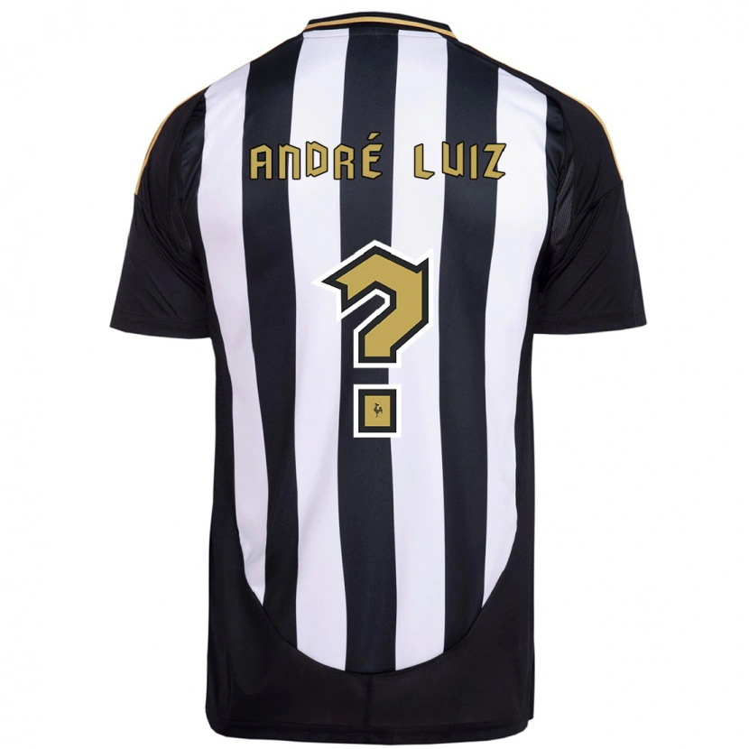Danxen Homem Camisola André Luiz #0 Branco Preto Principal 2025/26 Camisa Brasil