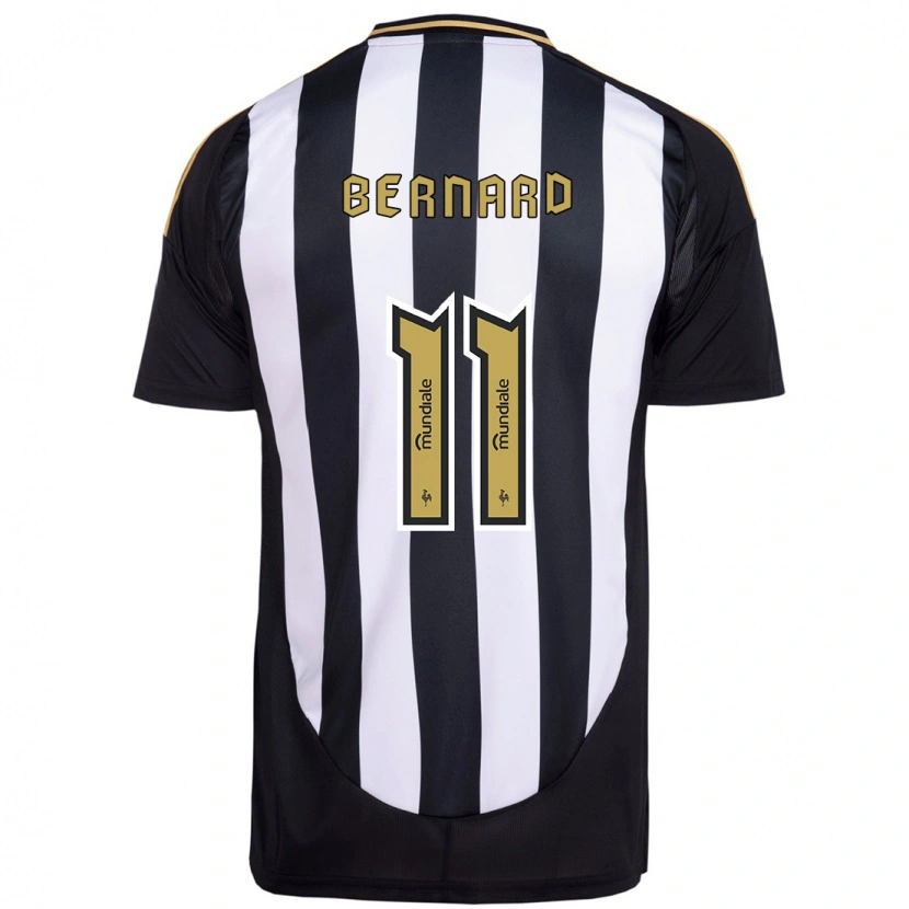 Danxen Homem Camisola Bernard #11 Branco Preto Principal 2025/26 Camisa Brasil