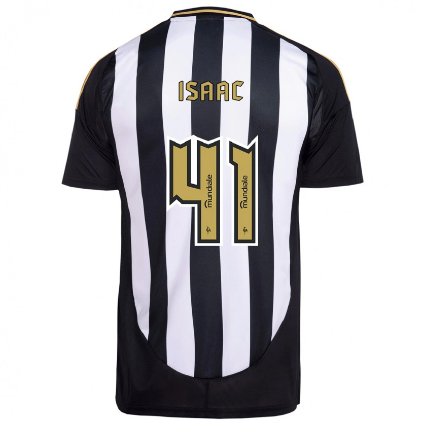 Danxen Homem Camisola Isaac #41 Branco Preto Principal 2025/26 Camisa Brasil