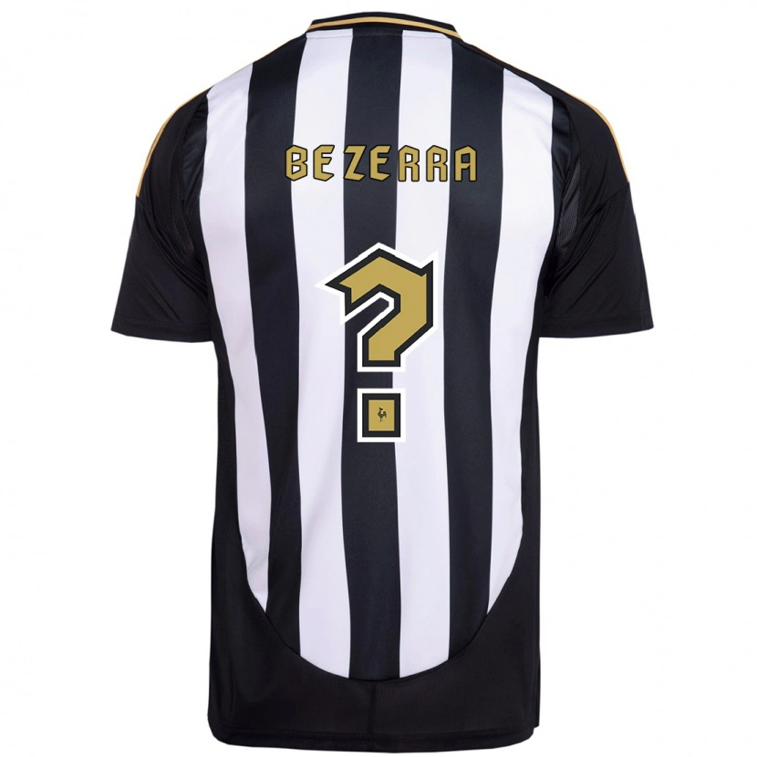 Danxen Homem Camisola Diogo Bezerra #0 Branco Preto Principal 2025/26 Camisa Brasil