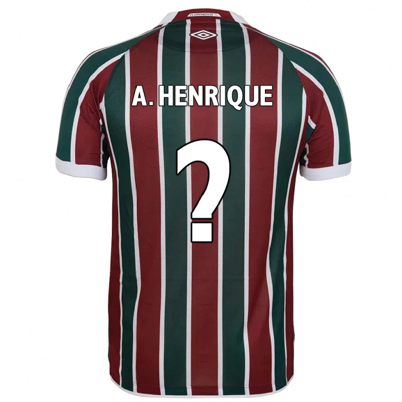 Danxen Homem Camisola Arthur Henrique #0 Verde Bordô Branco Principal 2025/26 Camisa Brasil