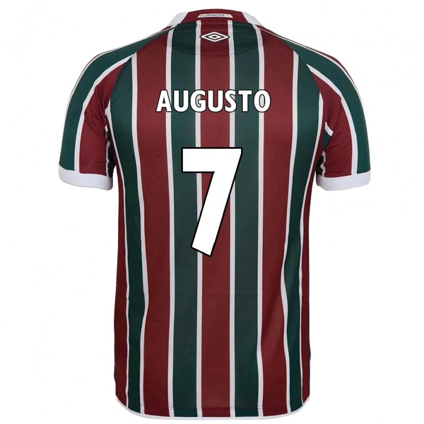 Danxen Homem Camisola Renato Augusto #7 Verde Bordô Branco Principal 2025/26 Camisa Brasil