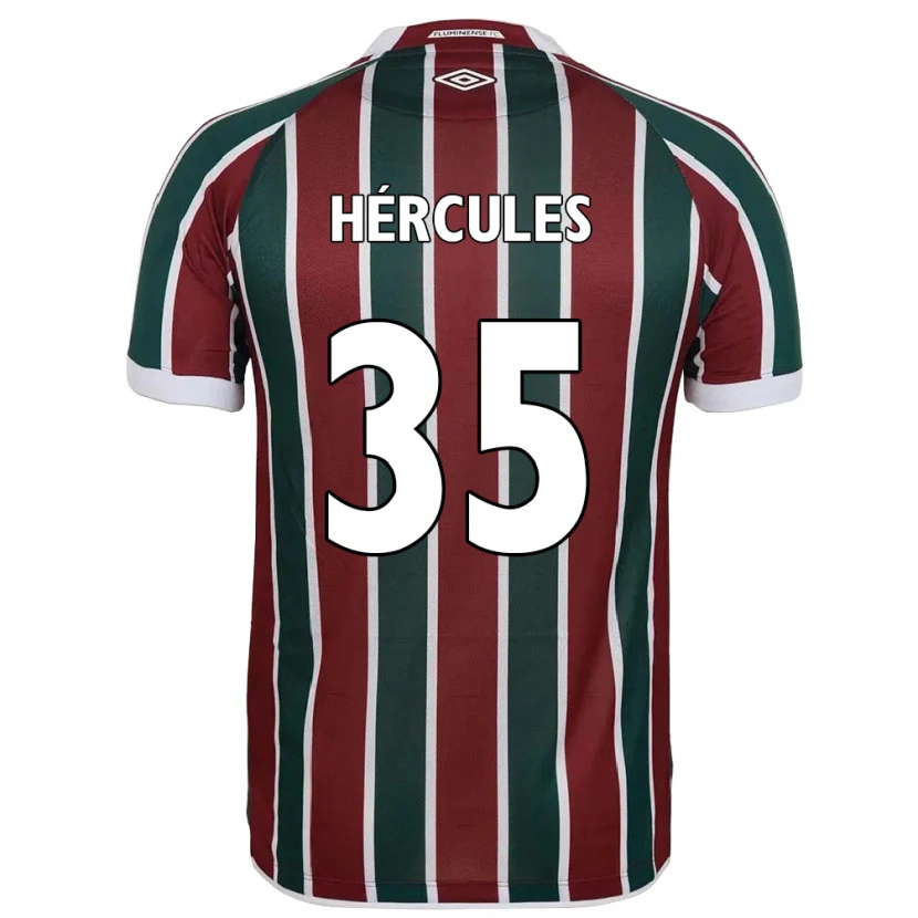 Danxen Homem Camisola Hércules #35 Verde Bordô Branco Principal 2025/26 Camisa Brasil