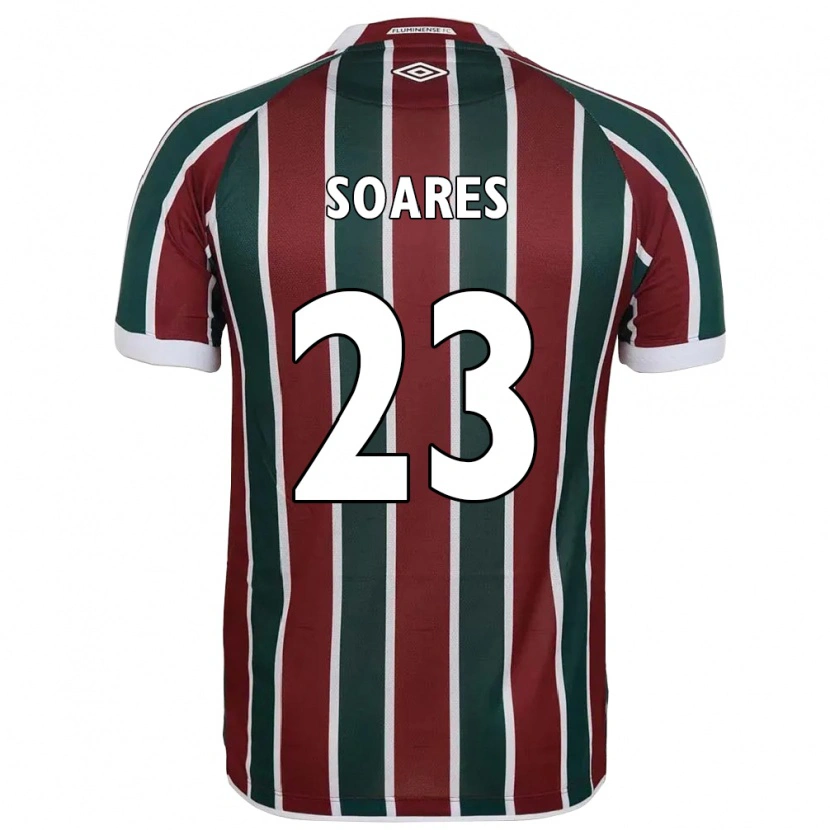 Danxen Homem Camisola Dani Soares #23 Verde Bordô Branco Principal 2025/26 Camisa Brasil
