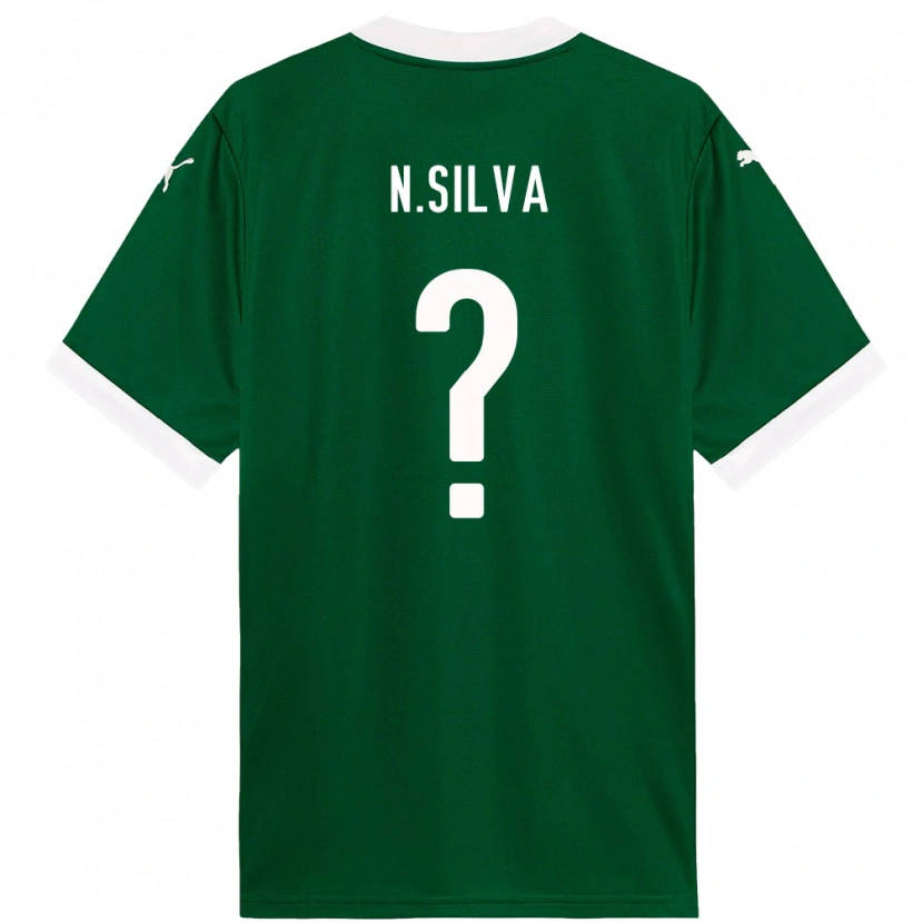 Danxen Homem Camisola Ney Silva #0 Verde Branco Principal 2025/26 Camisa Brasil