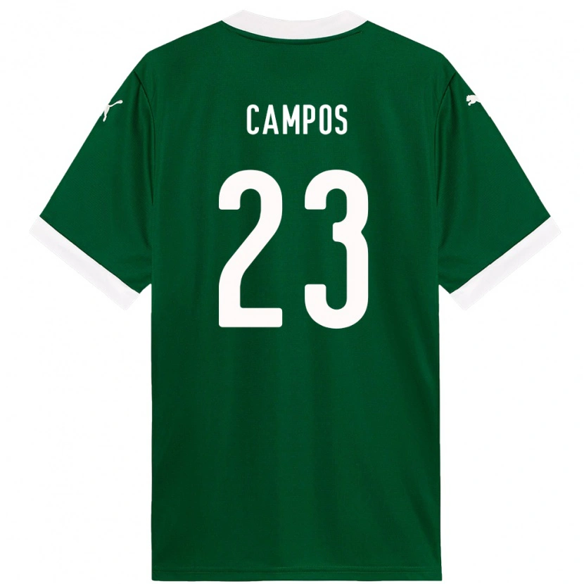 Danxen Homem Camisola Victor Campos #23 Verde Branco Principal 2025/26 Camisa Brasil
