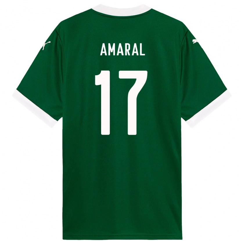 Danxen Homem Camisola Isadora Amaral #17 Verde Branco Principal 2025/26 Camisa Brasil