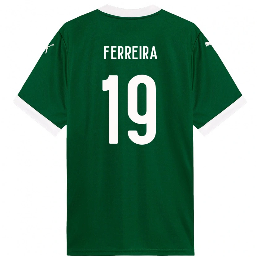 Danxen Homem Camisola Letícia Ferreira #19 Verde Branco Principal 2025/26 Camisa Brasil