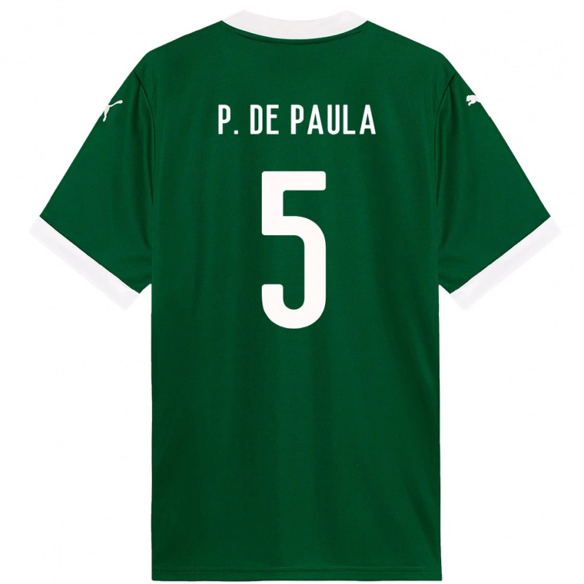 Danxen Homem Camisola Patrick De Paula #5 Verde Branco Principal 2025/26 Camisa Brasil